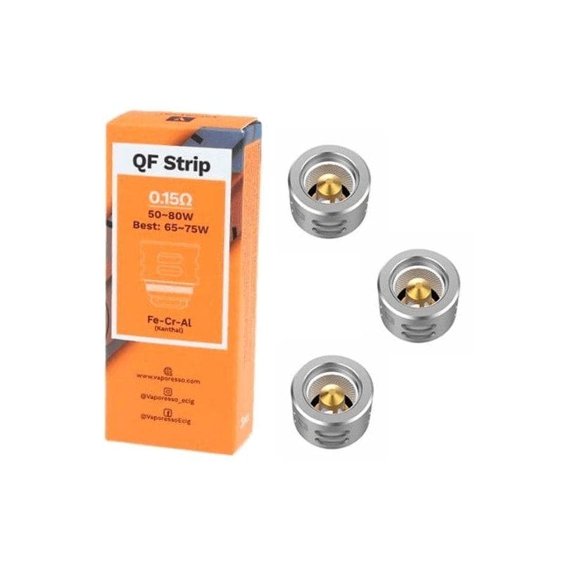 Vaporesso Resistencia SKRR QF Strips 0.15ohm Coil 3pcs — ZigZaBoo Chile