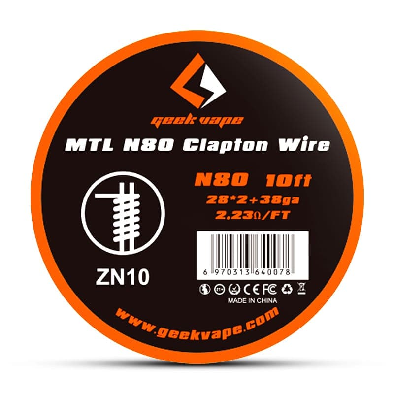 Geekvape-MTL-N80-Clapton-Wire-3m — ZigZaBoo Chile
