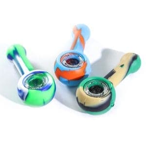 Pipa de Silicona Tipo Spoon Donut — ZigZaBoo Chile
