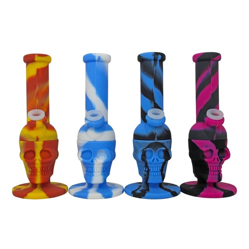 Mini Bong Calavera de Silicona — ZigZaBoo Chile
