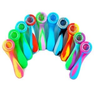 Pipa de Silicona 11 cm - Colores Surtidos — ZigZaBoo Chile