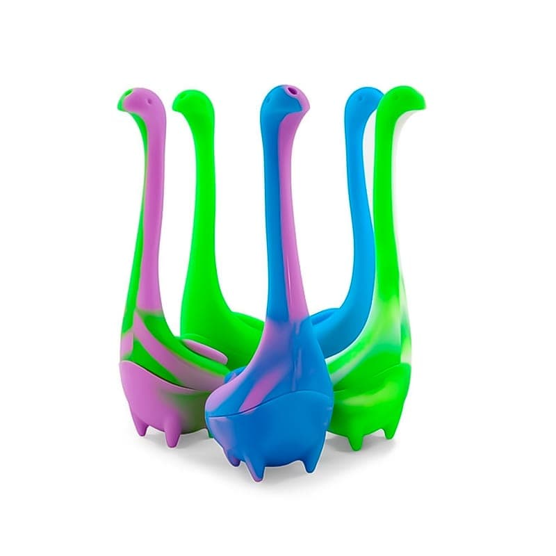 Pipa Dinosaurio de Silicona - Colores Surtidos — ZigZaBoo Chile
