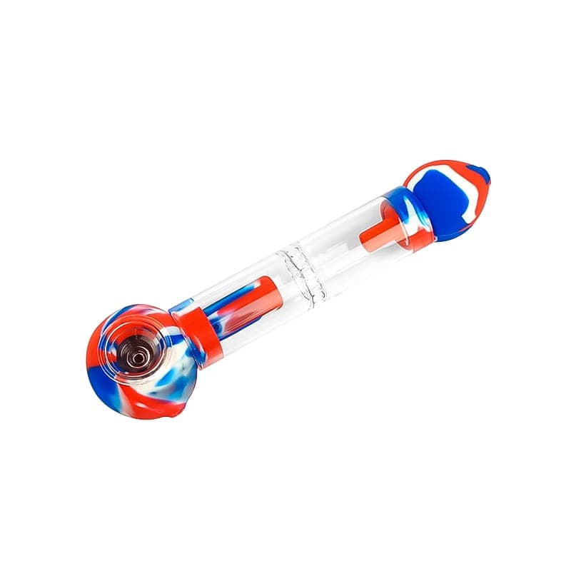 Pipa de Silicona y Pyrex con Percolador — ZigZaBoo Chile