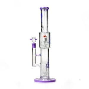 Bong Pyrex Panal de Miel de Vidrio con Percolador — ZigZaBoo Chile
