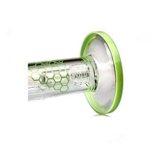 Bong Pyrex Panal de Miel de Vidrio con Percolador — ZigZaBoo Chile