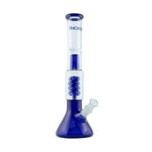 Bong Pyrex Phoenix Con Atrapa Hielo y Percolador — ZigZaBoo Chile