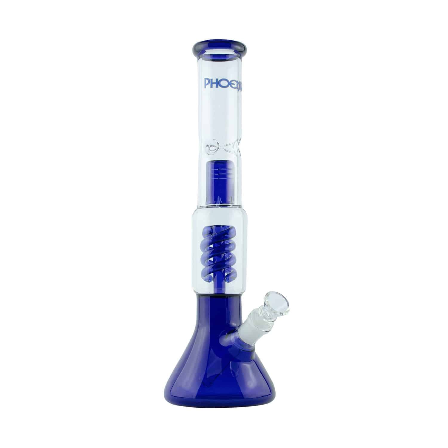 Bong Pyrex Phoenix Con Atrapa Hielo y Percolador — ZigZaBoo Chile