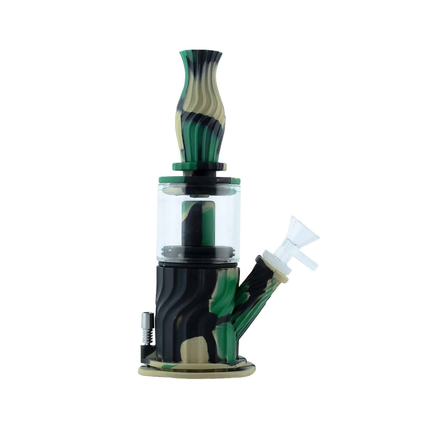 Bong Multifunción Con Doble Percolador Big Colorfull 4 en 1 — ZigZaBoo Chile