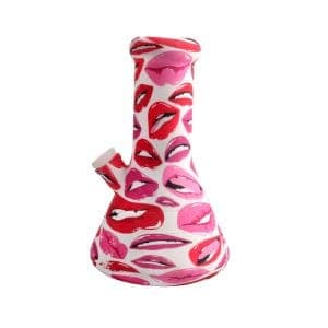 BONG DE SILICONA CON DISEÑO 20 cm — ZigZaBoo Chile