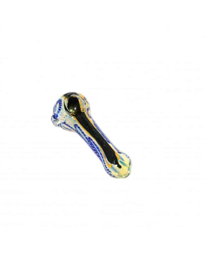 Pipa Artesanal de Borosilicato con Carburador Color Diluido — ZigZaBoo Chile