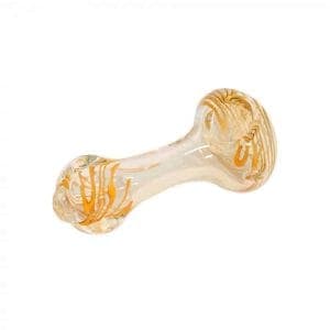 Pipa de Borosilicato Artesanal con motivos curvilíneos — ZigZaBoo Chile