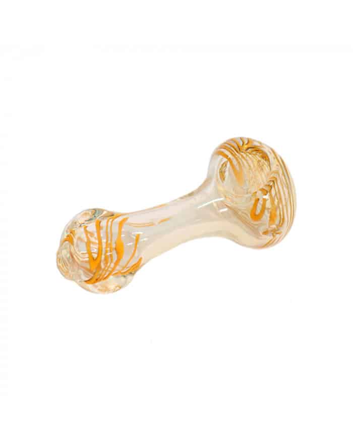 Pipa de Borosilicato Artesanal con motivos curvilíneos — ZigZaBoo Chile
