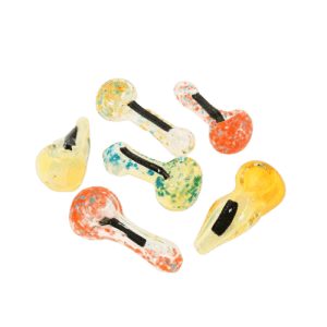 Pipa Artesanal de Borosilicato Sin Carburador Diseño Naranjos — ZigZaBoo Chile