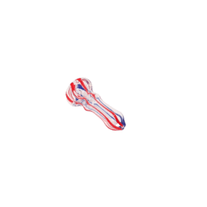 Pipa Artesanal de Borosilicato Sin Carburador Diseño Tricolor — ZigZaBoo Chile