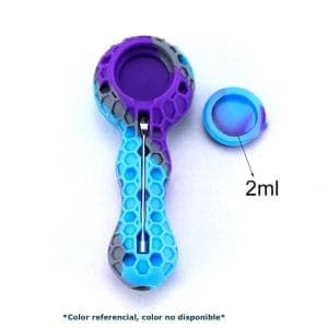 Pipa Spoon Panal Silicona — ZigZaBoo Chile