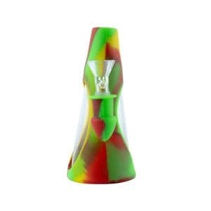 Bong de Silicona con Cuerpo de Vidrio — ZigZaBoo Chile