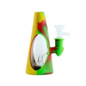 Bong de Silicona con Cuerpo de Vidrio — ZigZaBoo Chile