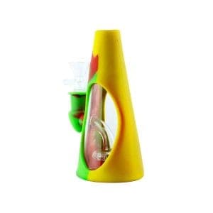 Bong de Silicona con Cuerpo de Vidrio — ZigZaBoo Chile