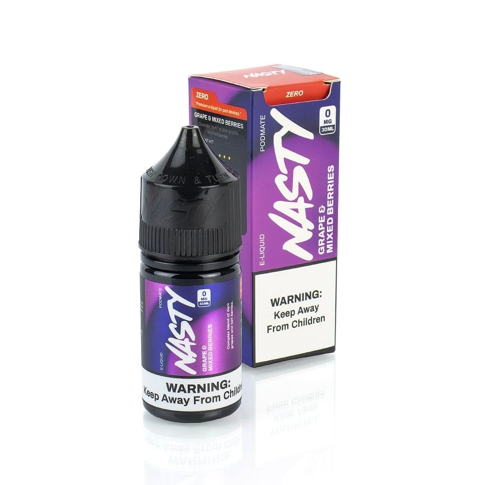 Nasty Juice Salt 30ML Sabor Esencia: Podmate Grape Mix Berries — ZigZaBoo Chile