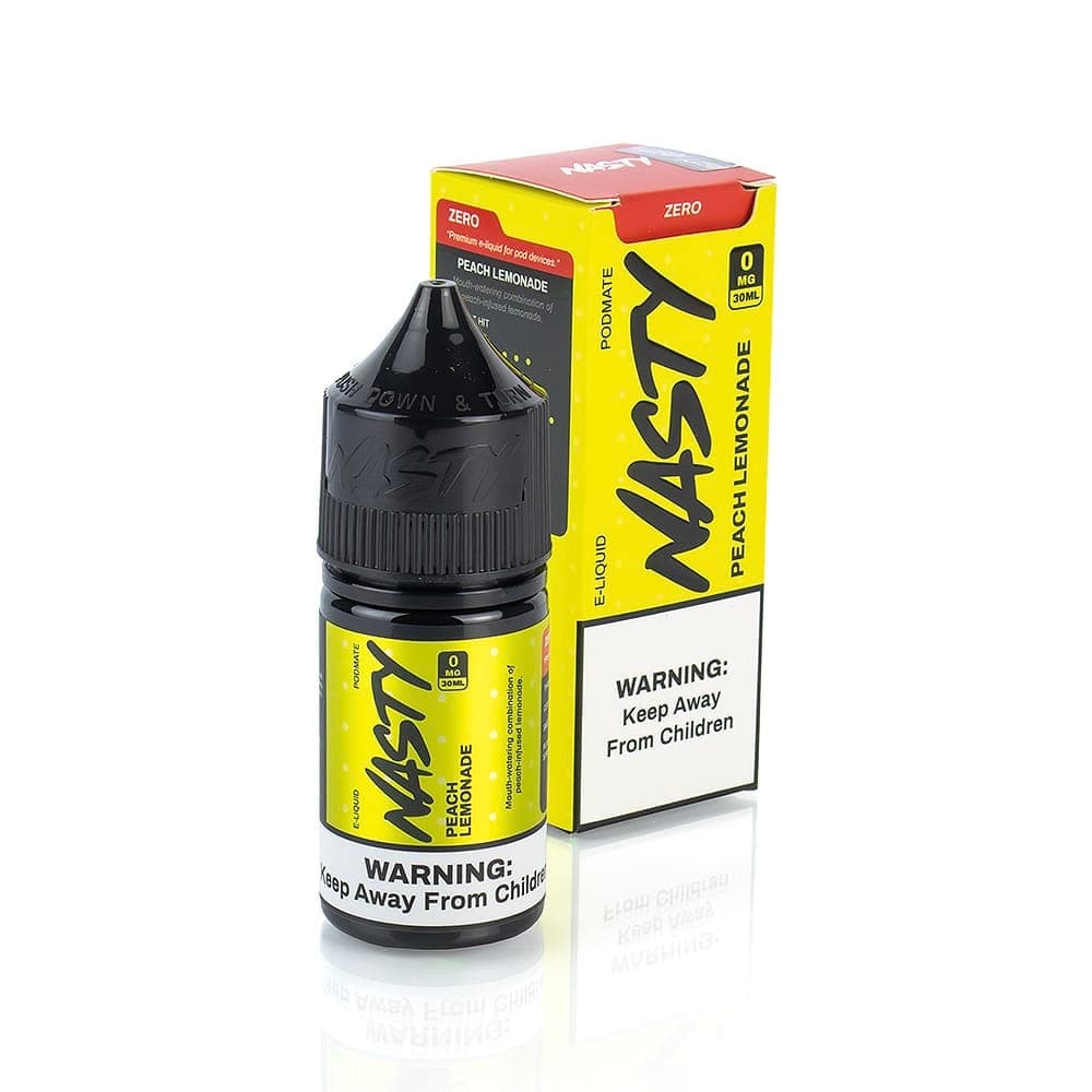 Nasty Juice Salt 30ML Sabor Esencia: Podmate Peach Lemonade — ZigZaBoo Chile