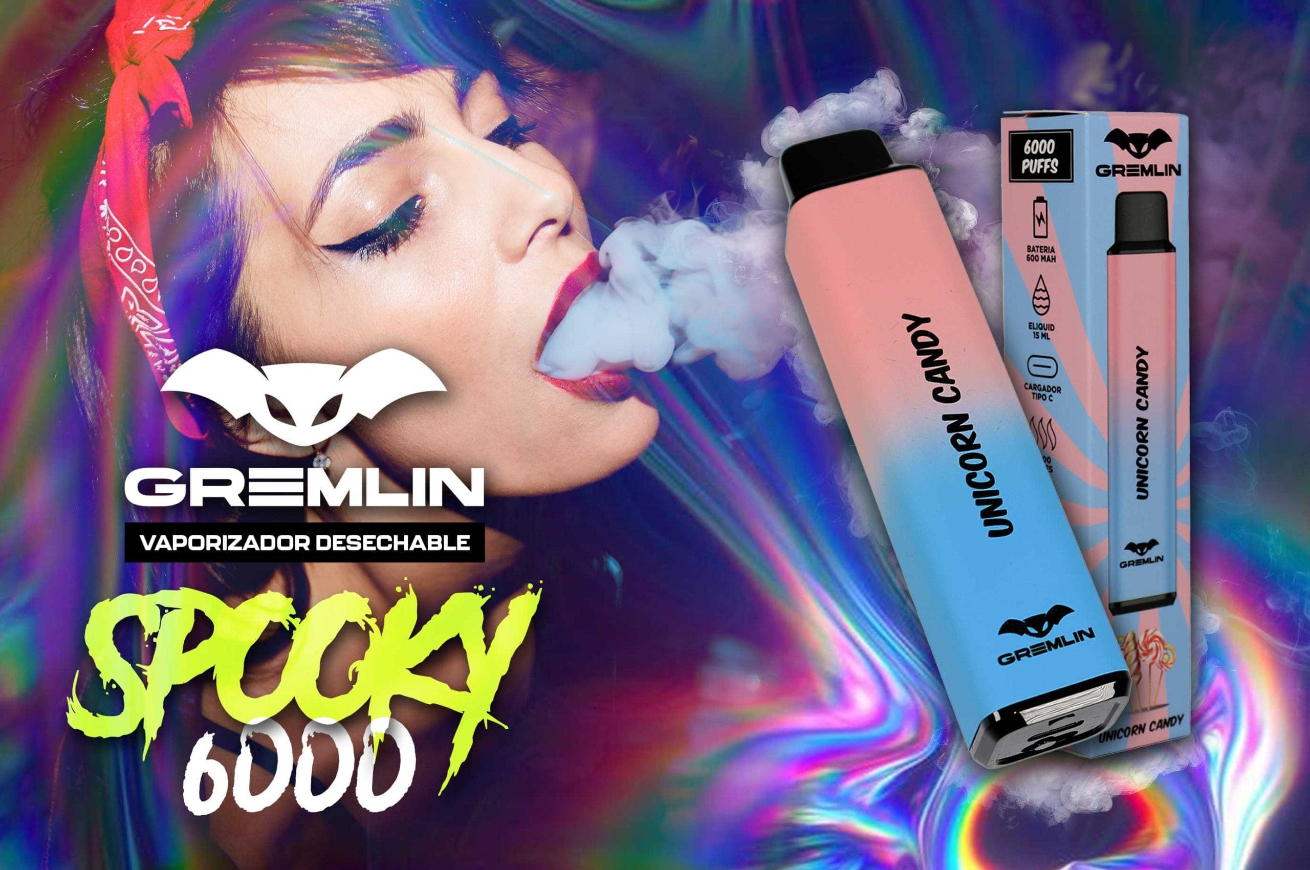 Gremlin Spooky 6000: Vape Cool & Sabroso