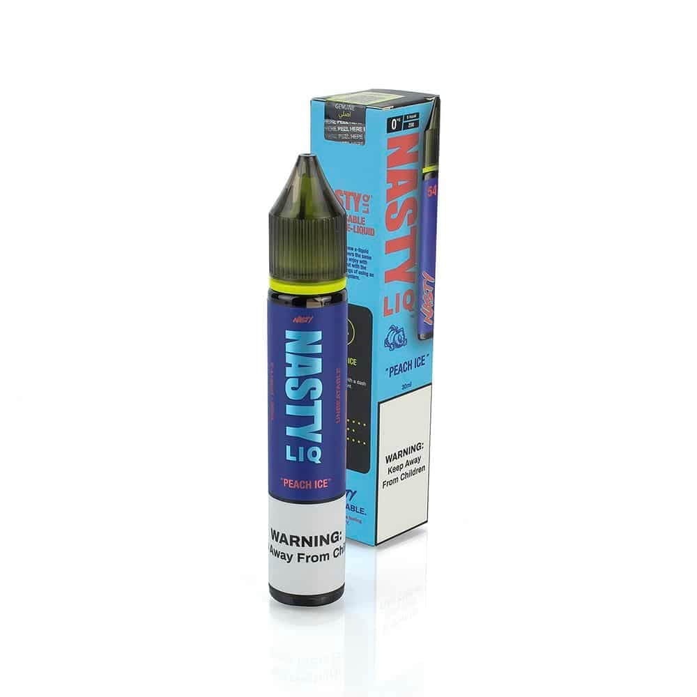Nasty Juice Sal 30ML Sabor Esencia: LIQ Peach Ice — ZigZaBoo Chile