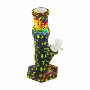 PACK Bong Alien Silicona + Pipa Candy + Regalos — ZigZaBoo Chile