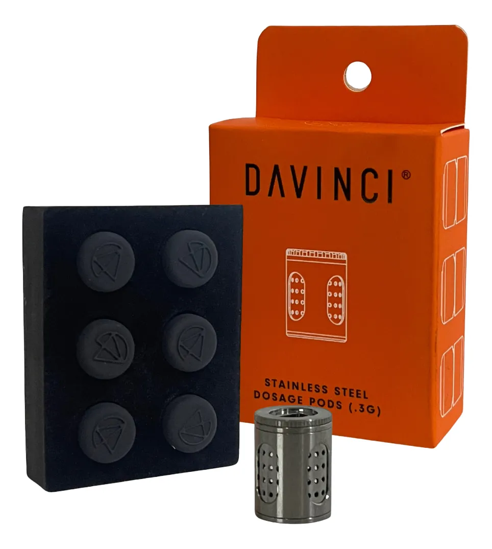 Davinci Dosage Pods Acero 0.3 - Kit 6 Unidades — ZigZaBoo Chile