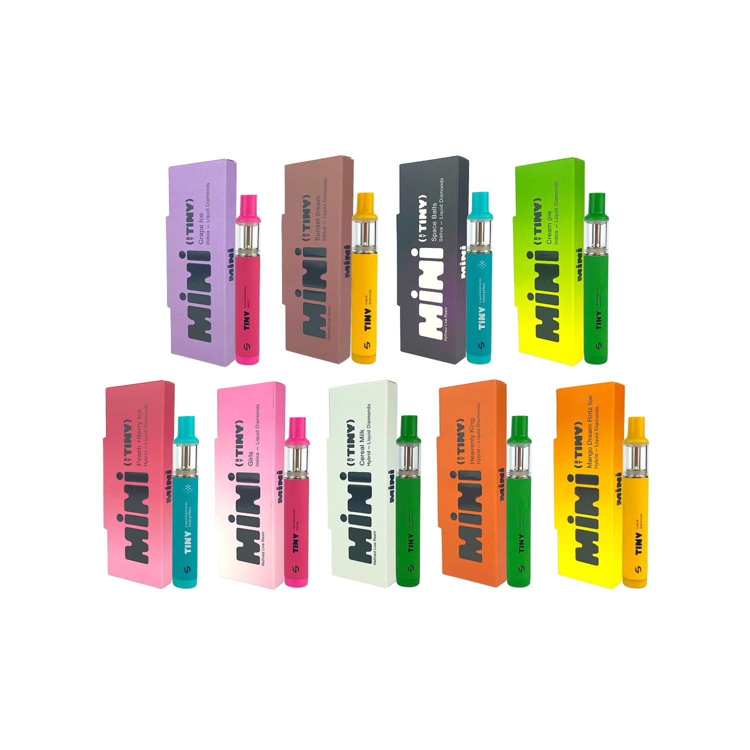 Tiny Mini Full Cartridge 1.0ml Vape pen — ZigZaBoo Chile