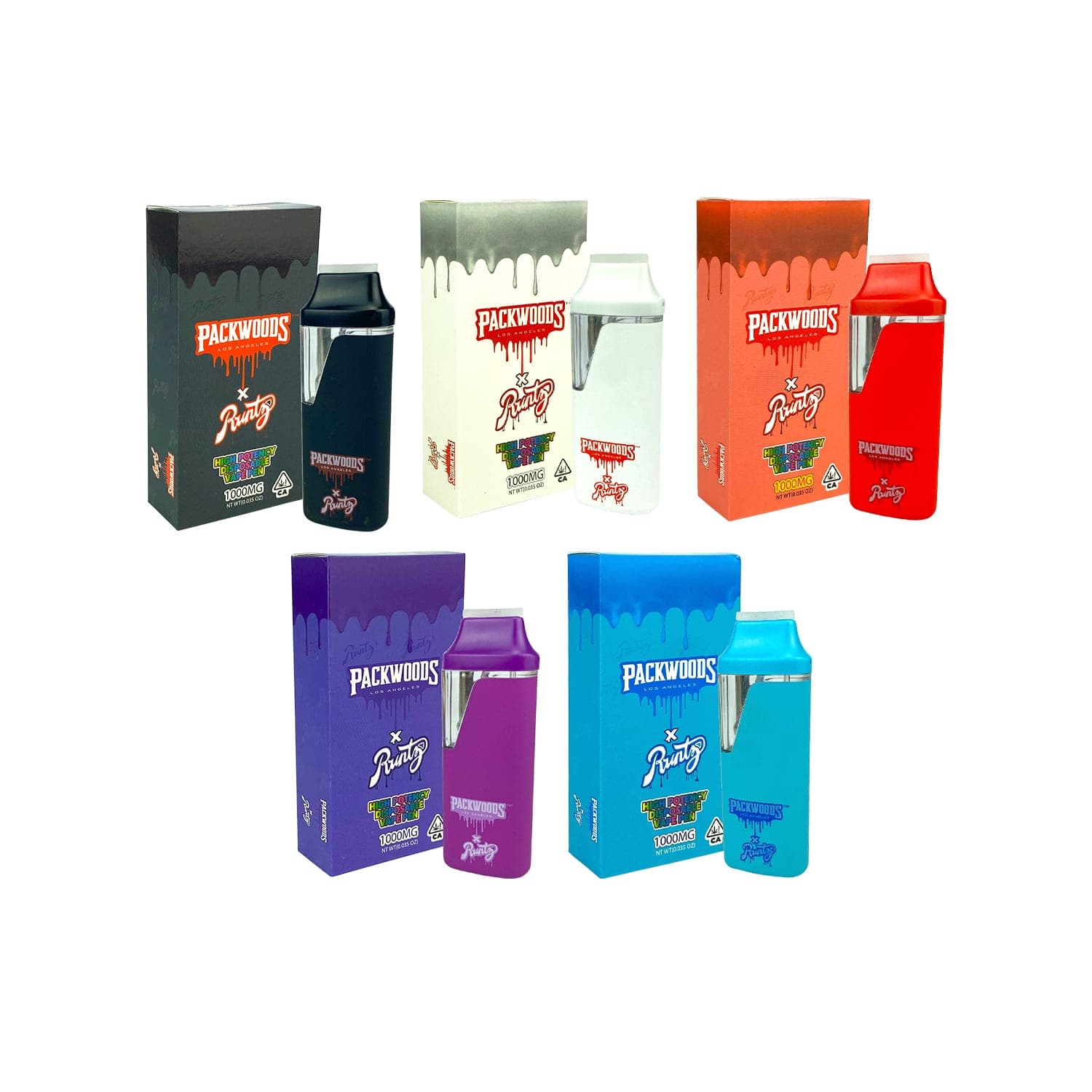 Full cartridge Packwoods x Runtz – Vape pen 1.0ml