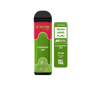 Life Pod Recarga Strawberry Kiwi 8000 puffs