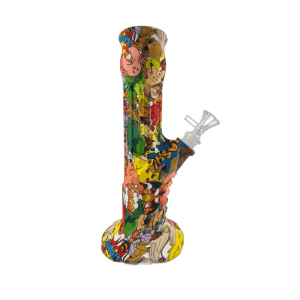 Bong Silicona Quemador Vidrio 27,5cm
