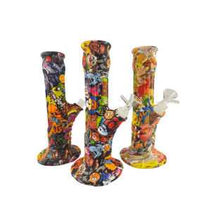 Bong Silicona Quemador Vidrio 27,5cm