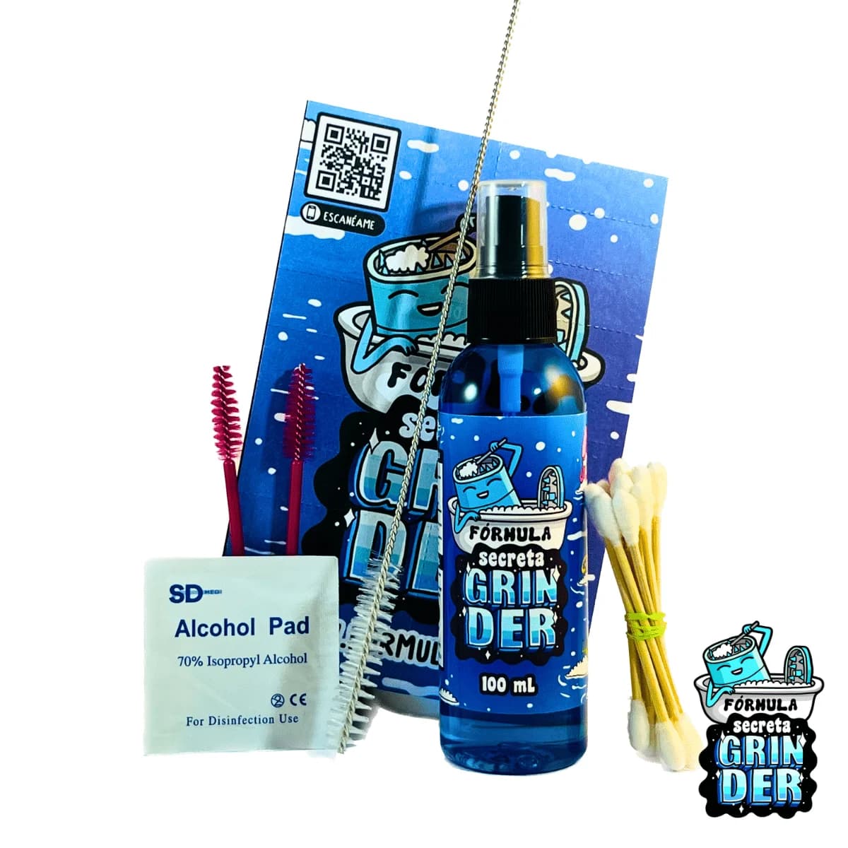 Kit Limpiador Grinder 100ml