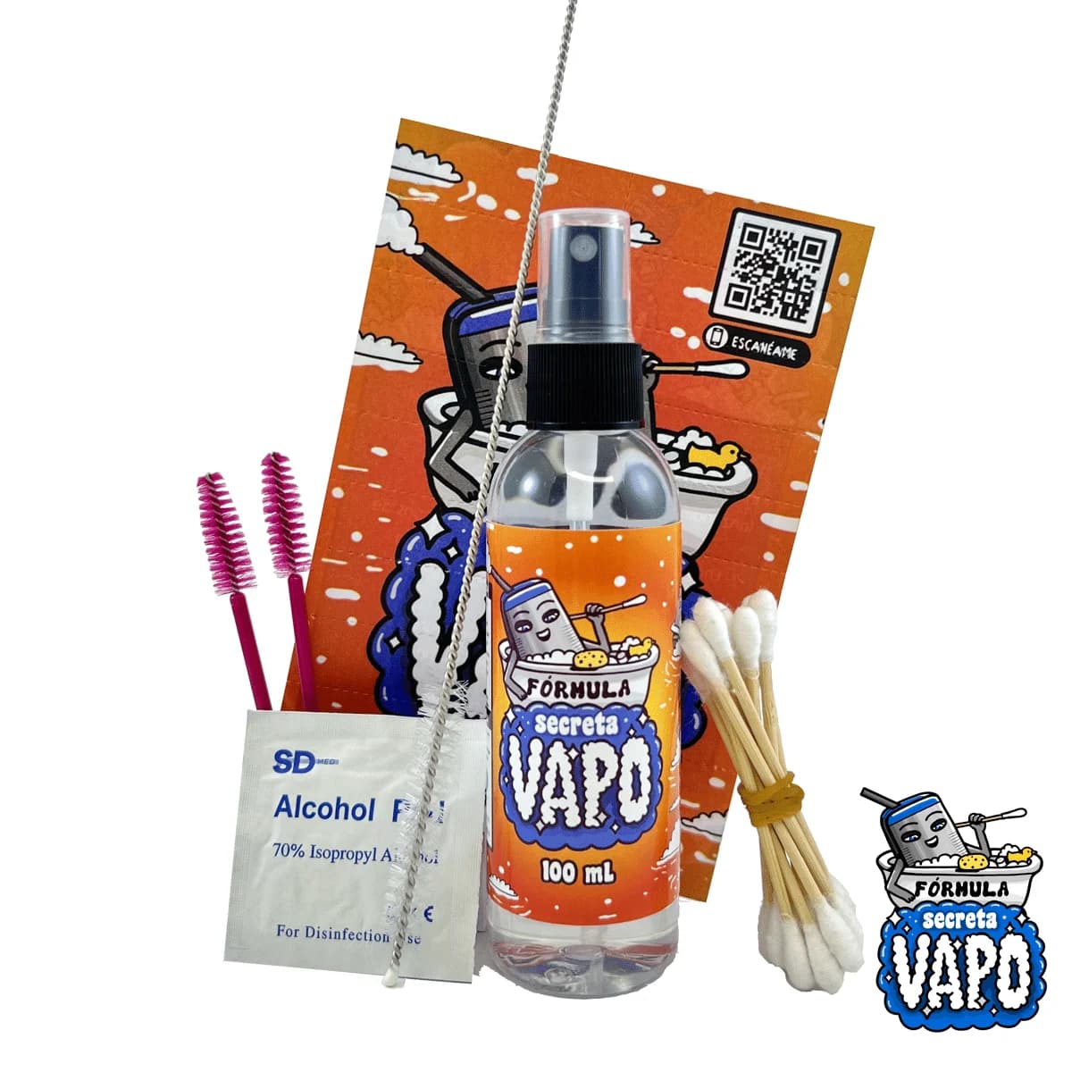 Kit Limpiador de Vaporizador 100ml